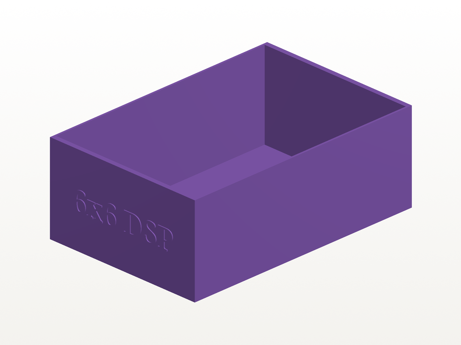 3D model preview of a 6 by 6 designer series paper holder